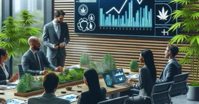 Business Meeting Focused on Cannabis Investment